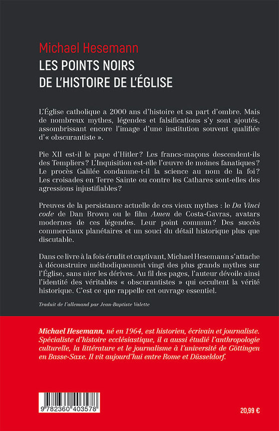 Les points noirs de l'histoire de l'Église