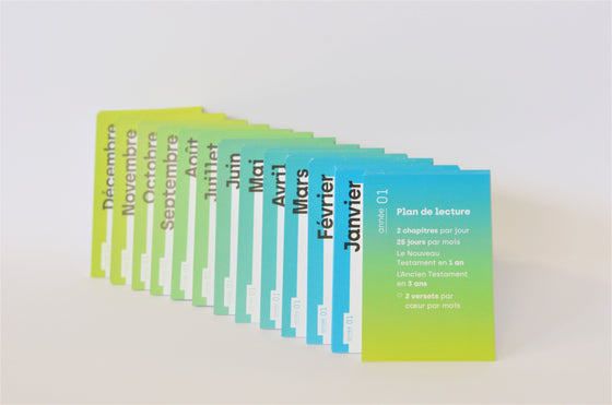 Plan de lecture biblique TPSG - Année 1 - Pack pour 25 personnes