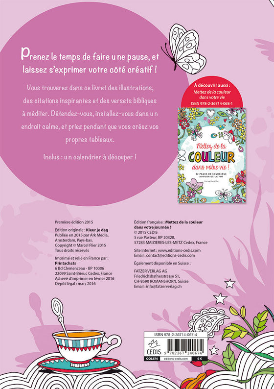 Mettez de la couleur dans votre journée  !