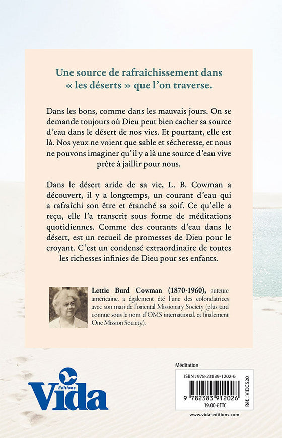 Comme des courants d'eau dans le désert