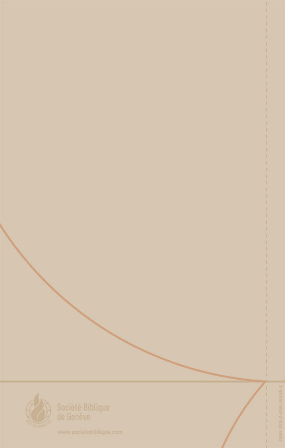 Bible d´étude Vie nouvelle Segond 21 Beige vivella souple Tranche dorée