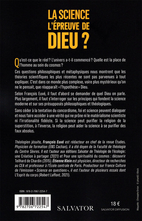 La science l'épreuve de Dieu ?