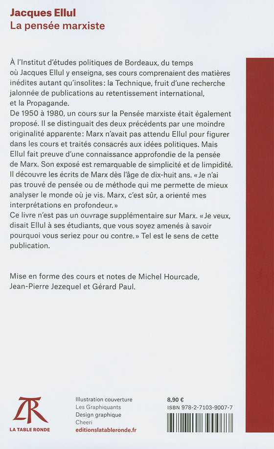 La pensée marxiste