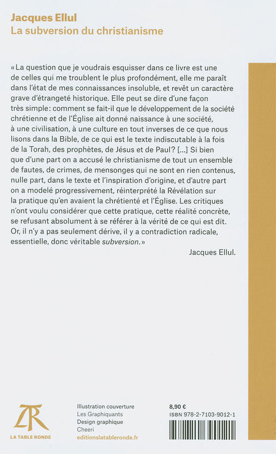 La subversion du christianisme