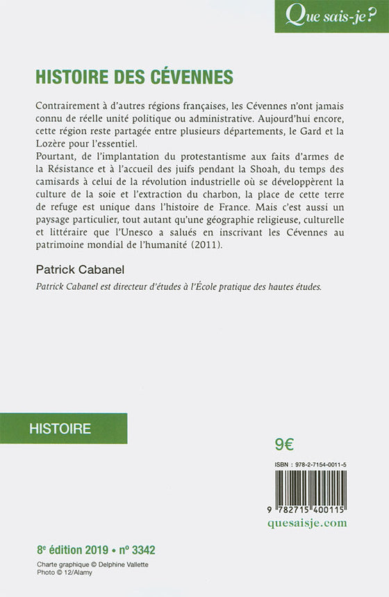 Histoire des Cévennes