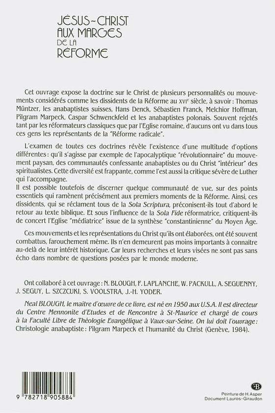Jésus-Christ aux marges de la Réforme