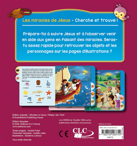 Les miracles de Jésus - Cherche et trouve !