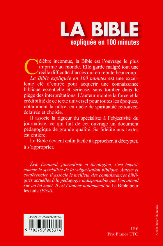 La Bible expliquée en 100 minutes