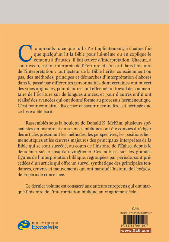 L´interprétation de la Bible au fil des siècles 4