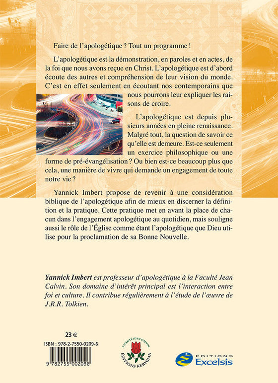 Croire, expliquer, vivre. introduction a l´apologetique