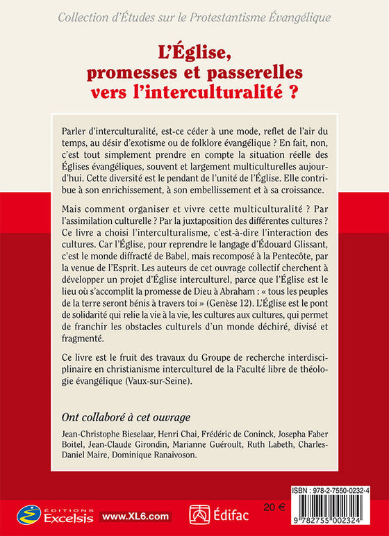 L´Église, promesses et passerelles vers l'interculturalité ?