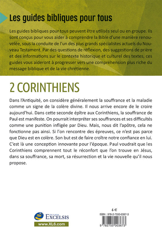 2 Corinthiens : 11 études à suivre seul ou en groupe