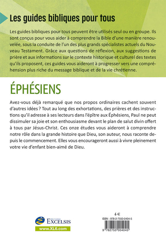 Éphésiens : 11 études à suivre seul ou en groupe