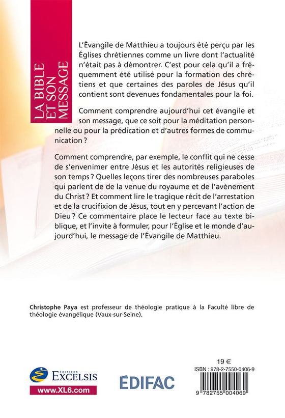 Comprendre Matthieu 14-28 aujourd'hui