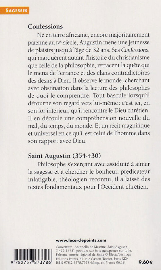 Confessions de st Augustin