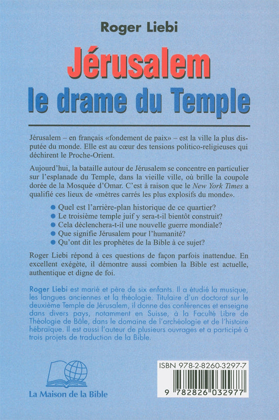 Jérusalem : Le drame du Temple