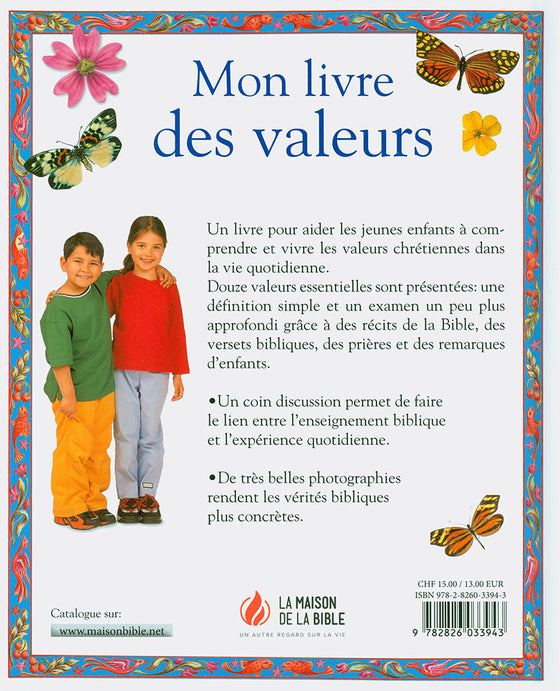 Mon livre des valeurs