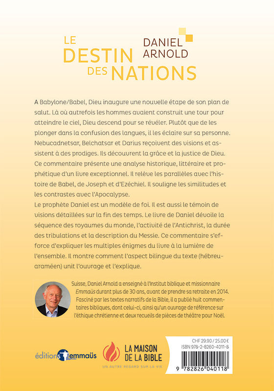 Le destin des nations. Une étude littéraire du livre de Daniel