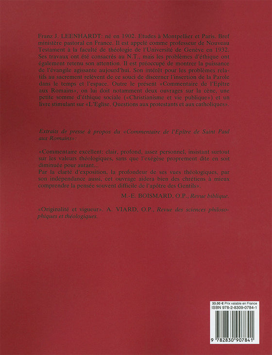 L'épître de saint Paul aux Romains