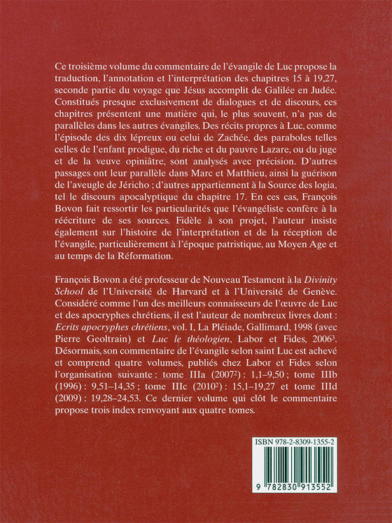 L'évangile selon saint Luc 15,1-19,27