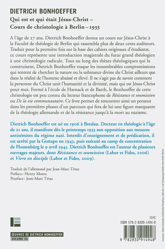 Qui est et qui était Jésus-Christ