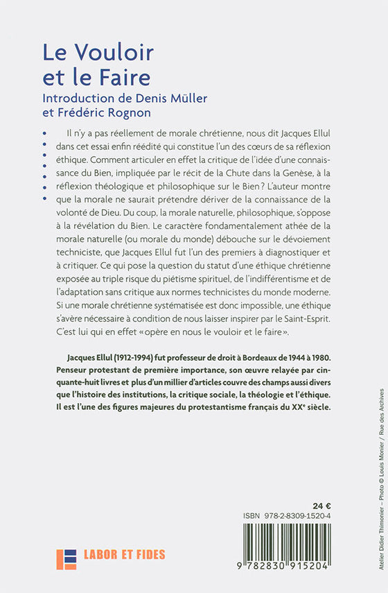 Le vouloir et le faire