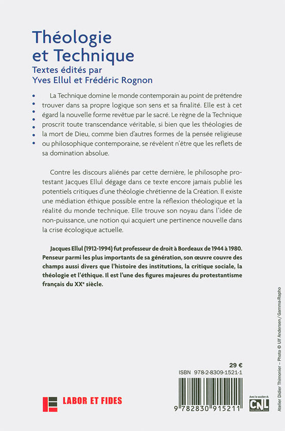 Théologie et technique