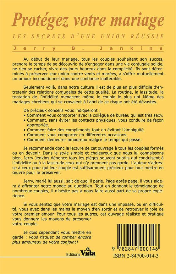 Protégez votre mariage