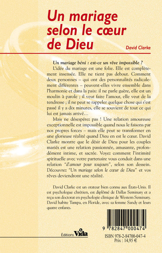 Un mariage selon le coeur de Dieu