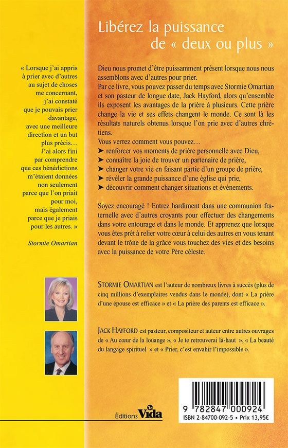 Prier ensemble est efficace