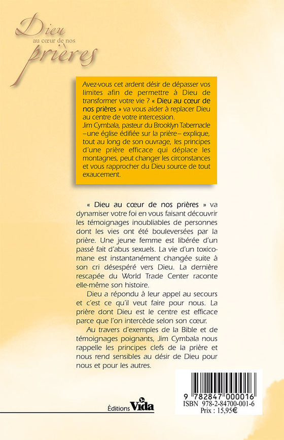 Dieu au cœur de nos prières
