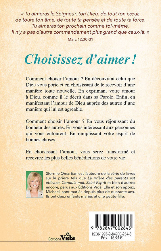 J'ai choisi d'aimer