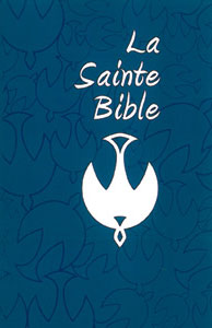 Bible Colombe bleue souple