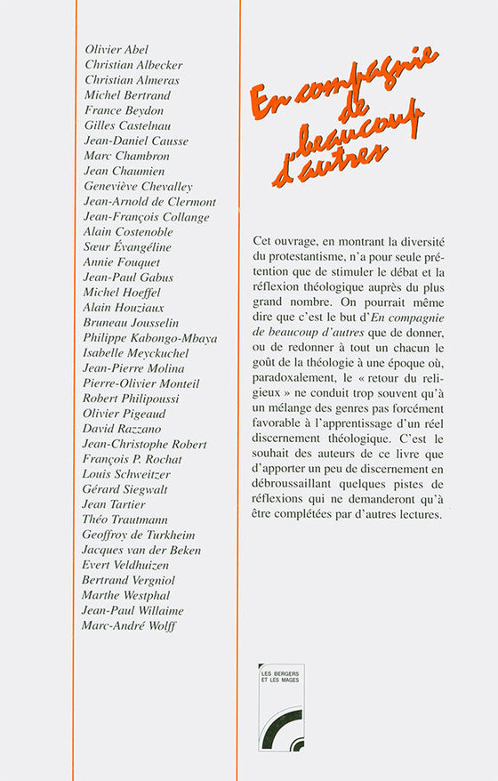 En compagnie de beaucoup d'autres