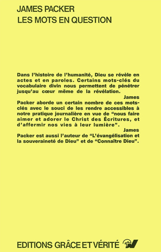 Les mots en questions