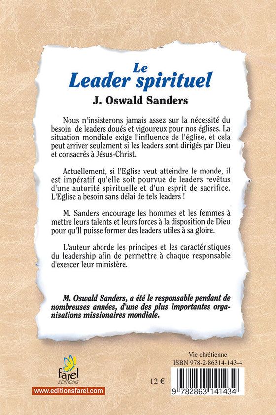 Le leader spirituel : Les qualités importantes pour les responsables d’église