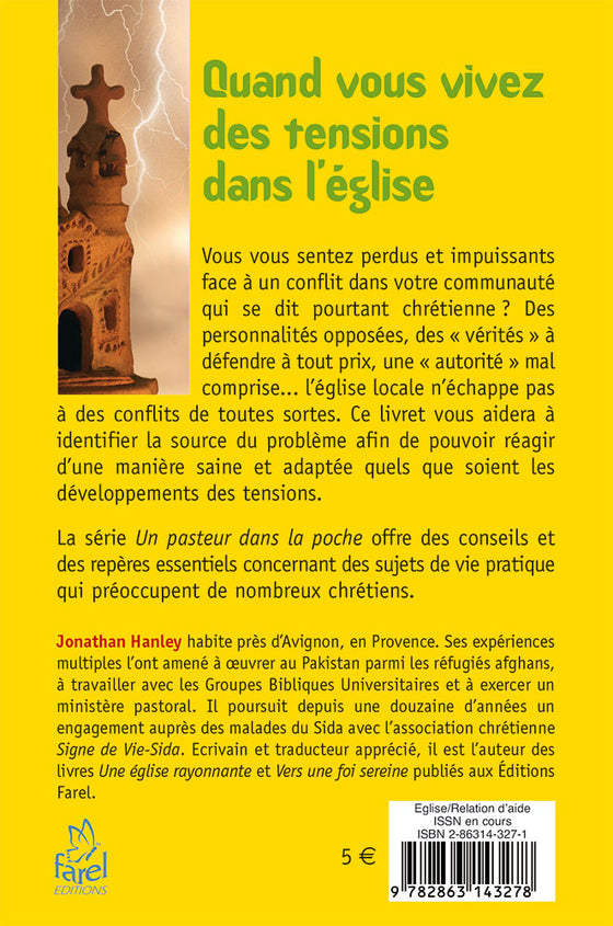 Quand vous vivez des tensions dans l'Église