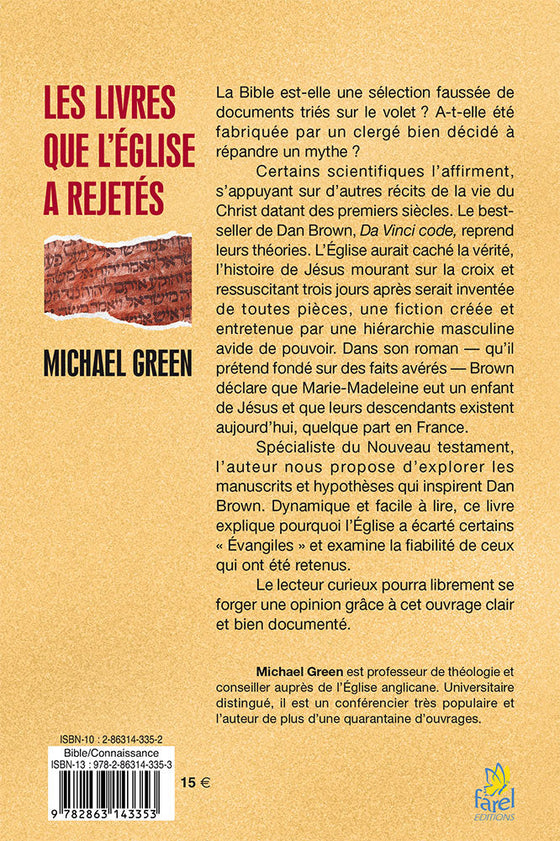 Les livres que l'Église a rejetés