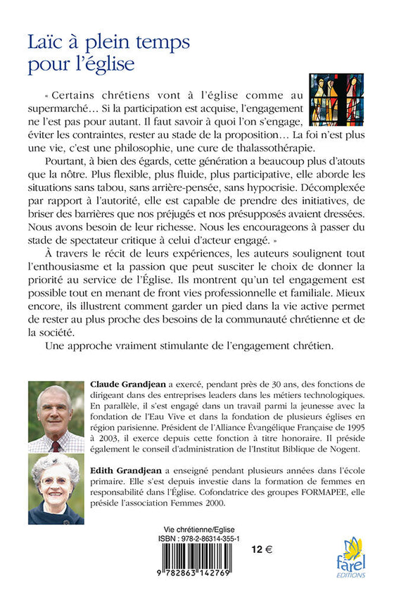 Laïc à plein temps pour l´église