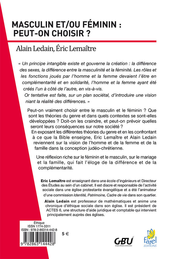 Masculin et/ou féminin : peut-on choisir ?