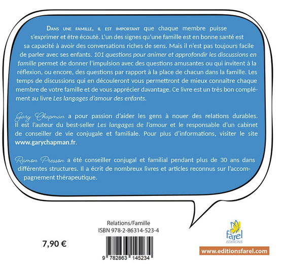 101 questions pour animer et approfondir les discussions en famille