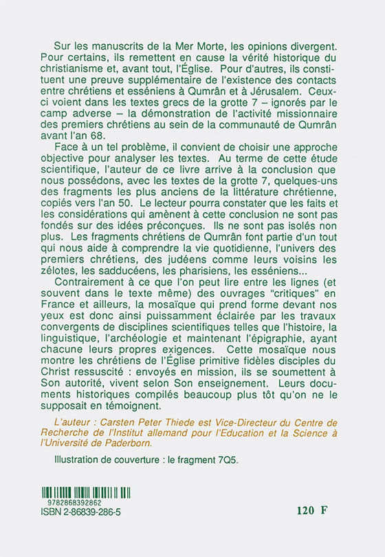 Qumrân et les Évangiles