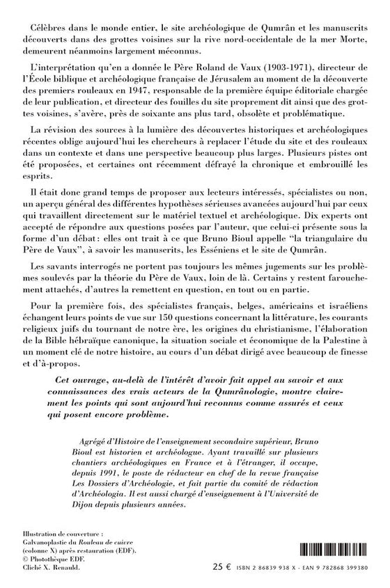 Qumrân et les manuscrits de la mer Morte
