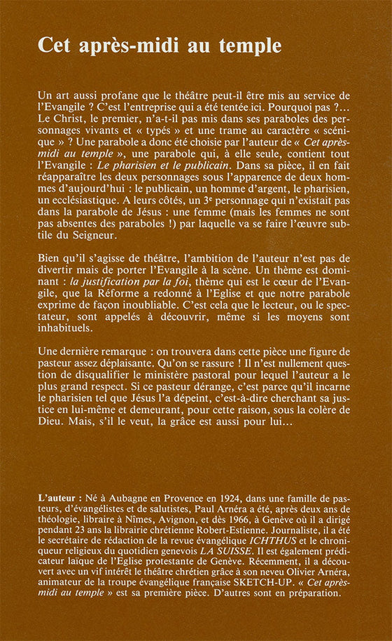 Cet après-midi au temple