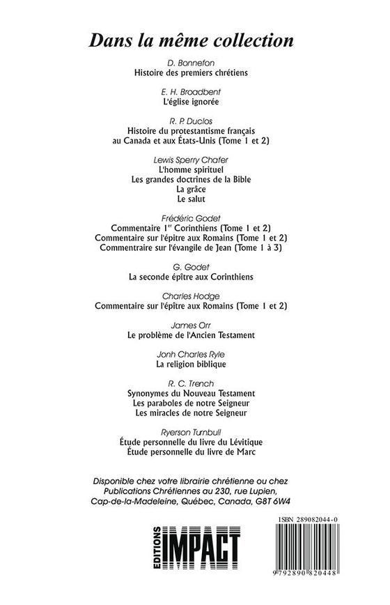 Commentaire sur 1 Corinthiens Tome 1 [Godet]