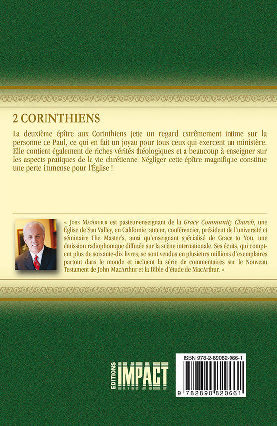 Commentaire MacArthur sur 2 Corinthiens [Remplacé par les volumes complets]