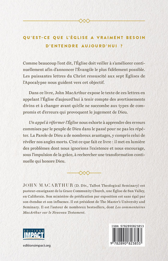 Un appel à réformer l´Eglise