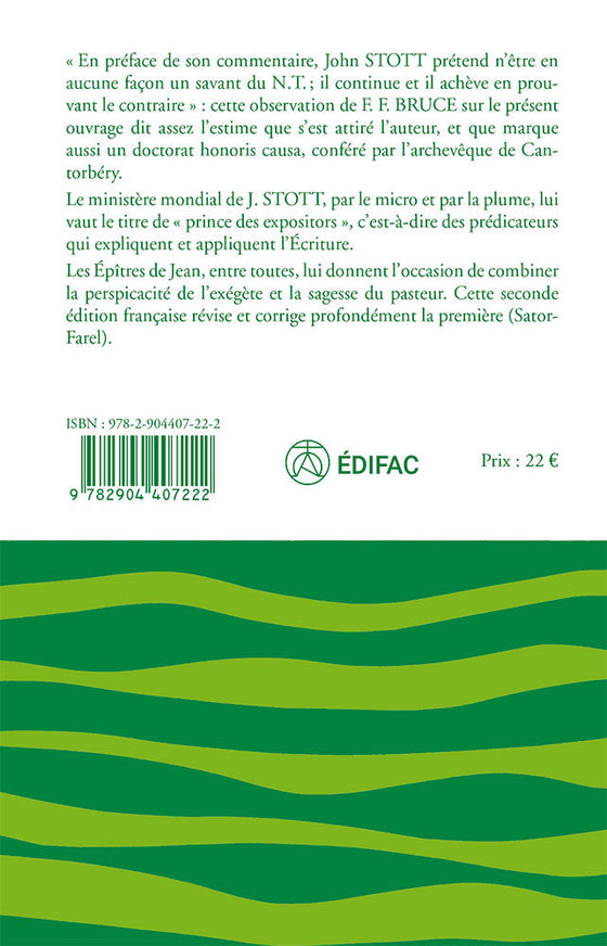 CEB NT 23. Les épîtres de Jean. Commentaire biblique