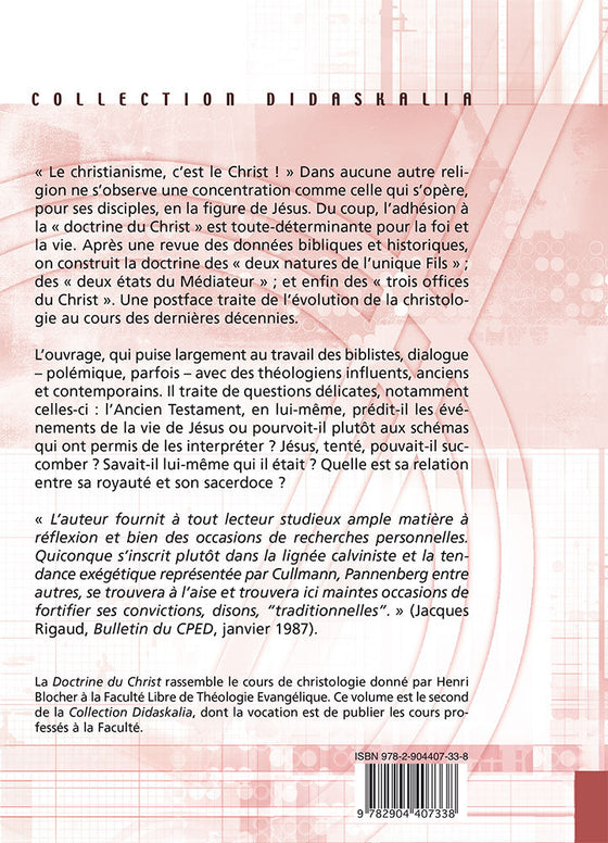 La doctrine du Christ