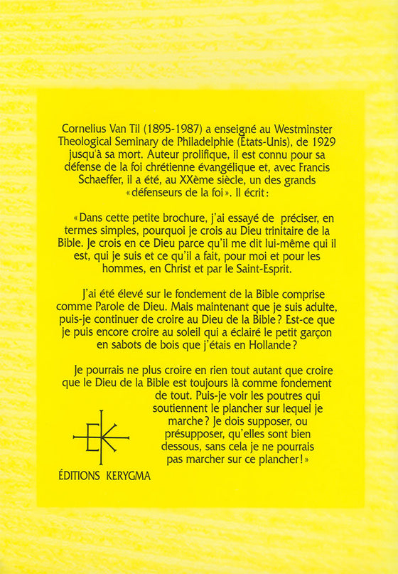 Étincelles 5. Pourquoi je crois en Dieu ?